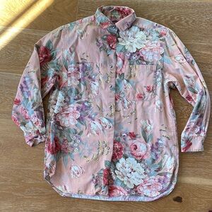 VINTAGE - Floral Cottagecore Shirt Jacket